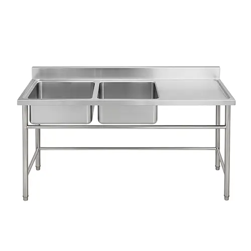 Lavafondo de Acero Inoxidable – 2 Tazas y Secado 175X60 - Imagen 2