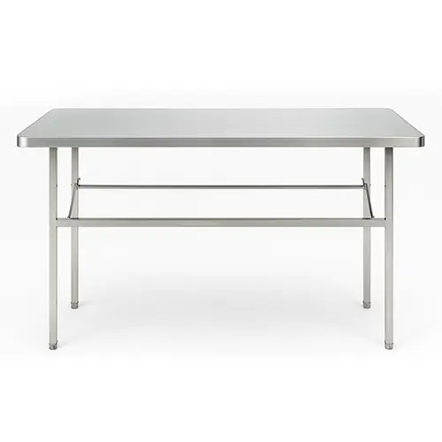 Mesa plegable/rebatible de acero inoxidable 304 120x70x80 - Imagen 3